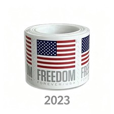 1 Roll Of 100 2023 US Flag First Class Postag...