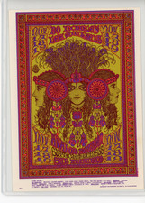 Bo Diddley Avalon Ballroom 11/17-19/67 Family Dog FD-92  William Harvey postcard