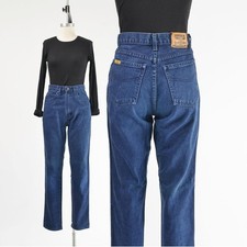 Vintage 90s Dark Wash Jordache Jeans High Waist Slim Fit Mom Jeans 27 waist