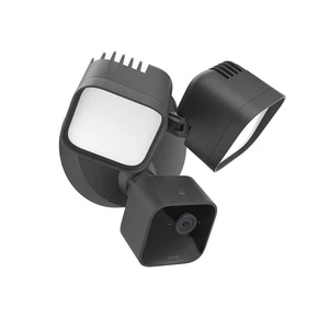 Blink Caméra de lumière filaire - Caméra de sécurité intelligente, 2600 des lumens, HD Blac vivant