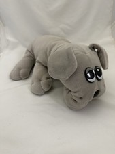 Vintage Pound Puppies Original Stuffed Toy Plush Dog Grey 16"