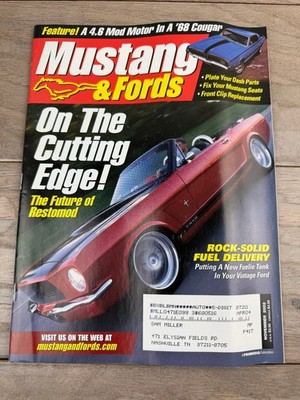 Mustang & Fords November 2003 Red Restomod Magazine Automotive Car Modding