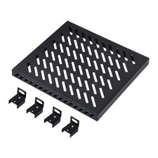 10 Inch 0.5U Vented Rack Shelf Fits DeskPi T1/T0 Server Network Cabinet 55lb