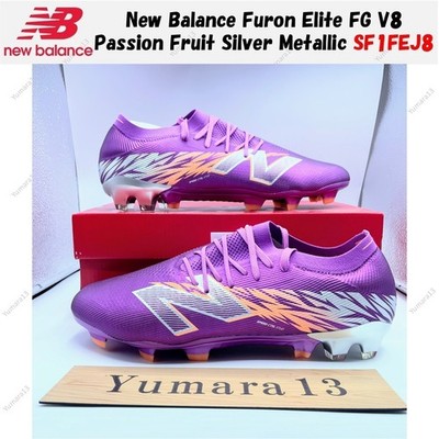 New Balance Furon Elite FG V8 Passion Fruit Silver Metallic SF1FEJ8 Men's Size