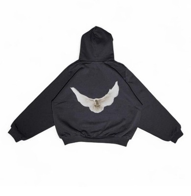 Yeezy Gap Engineered by Balenciaga Shrunken Dove Hoodie Size Large