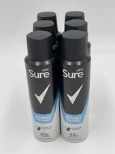 Sure Men Invisible Ice Antiperspirant Deodorant Spray 150ml - 48H PACK OF 6