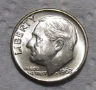 1962-D  Rooseveit Silver Dime Mint Condition
