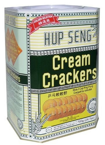 Hup Seng Golden Selection Cream Crackers 24.7 Ounce Value Tin