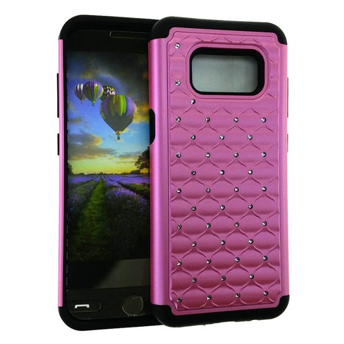 Para Samsung Galaxy S8 y S8 Plus - Funda protectora híbrida resistente con armadura de estrás - Imagen 9 de 18