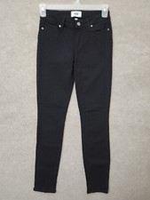Paige Verdugo Ultra Skinny Jeans Womens 27 Black Stretch