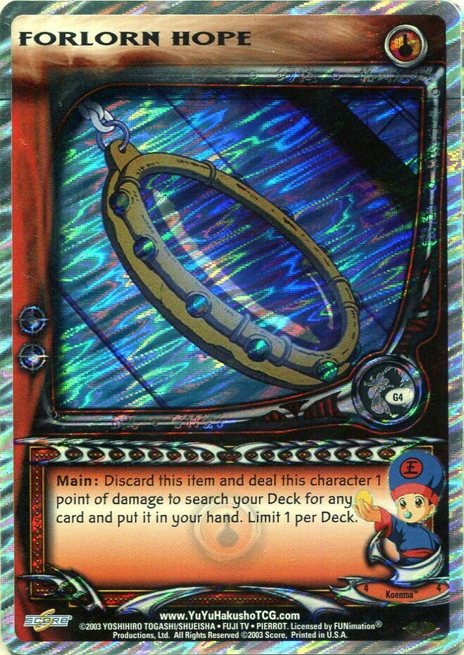 Yuyu.1783 Forlorn Hope - G4 - Unlimited Edition (Dark Tournament) Yu Yu