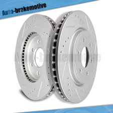 FOR NISSAN FRONTIER PATHFINDER XTERRA SUZUKI EQUATOR DRILLED FRONT BRAKE ROTORS