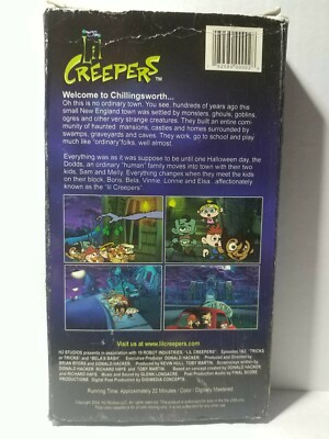 Lil' Creepers-VHS-Animated Monster Children Meet Human Kids-Vol.1