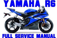 2003 2004 Yamaha YZF-R6 R6 YZFR600 Service Repair Shop Manual - ON CD