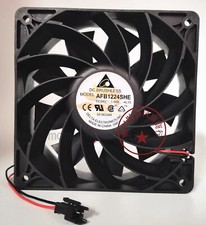 New Delta AFB1224SHE 12038 DC24V 1A 12CM 2-Pin Inverter Cooling Fan