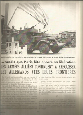 DAS PANORAMA DES KRIEGES 1939-1945 - ... WÄHREND PARIS NOCH BEFREIUNG FEIERT