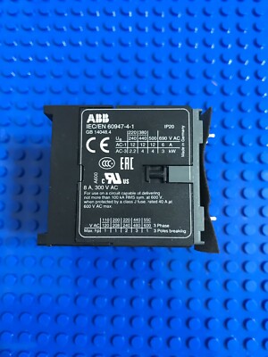 ABB B Range BC6 3-poliges Schütz, 3NO, 9 A, 4 kW, 24 V DC Spule