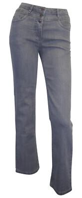 Cheer Damen Jeans Carmen Hose Chino Stretch grau 282404