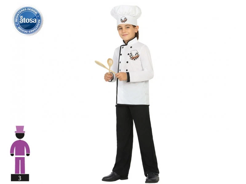 Vestito carnevale shop chef bambino