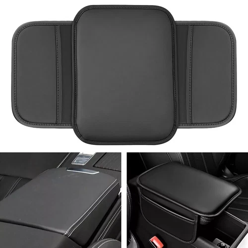 Leather Seat Armrest Cushion Protector Storage Pad For Car Interior Accessories - Bild 4 von 11