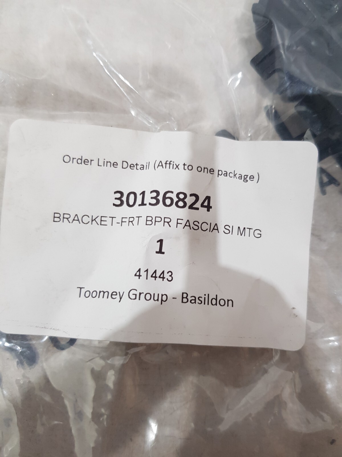 GENUINE MG HS 2018-2022 FRONT LEFT SIDE BUMPER RETAINER BRACKET 