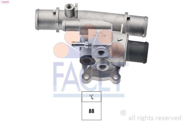 Facet 7.8115 Thermostat FüR Fiat Lancia-image