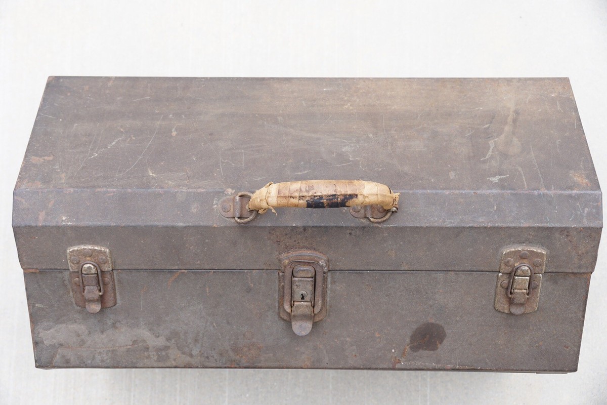 Vintage Duplex GREEN Metal Tool Box Handle Insert | eBay