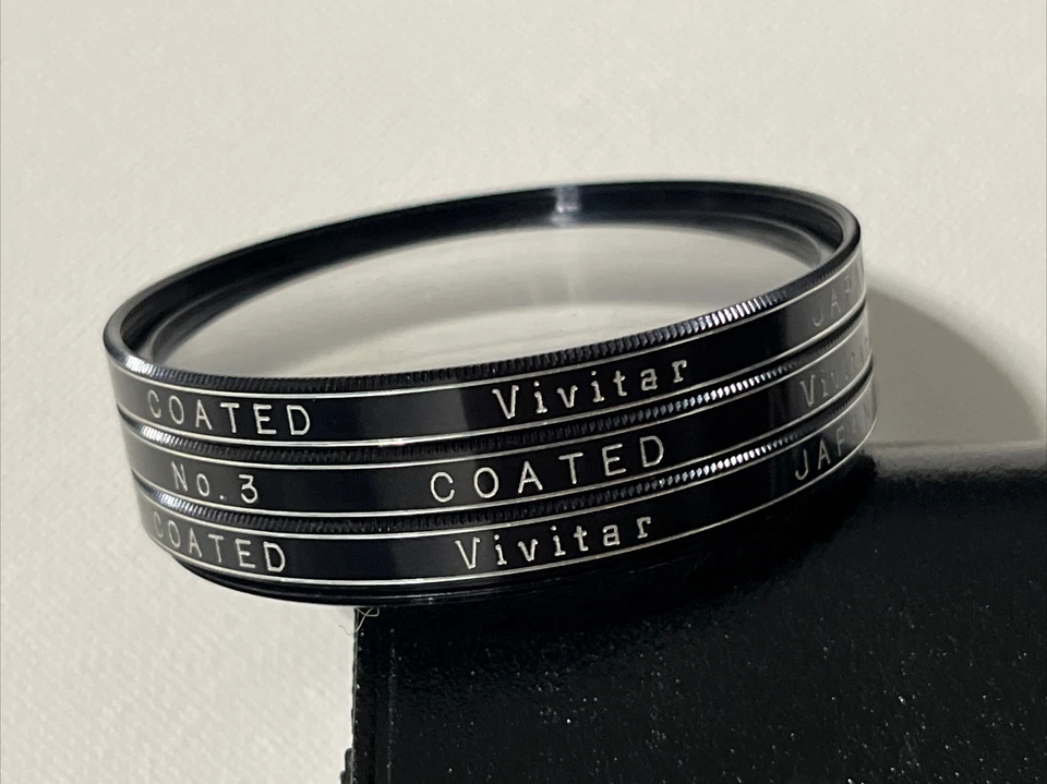 Vivitar 52mm Close-Up Filter Lens set No. +1, +2, +3 With Case And Original Box - Image 3 of 4