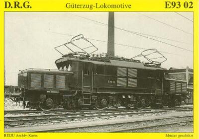 AK · Electric Locomotive E 93 02 DRG (21.09)
