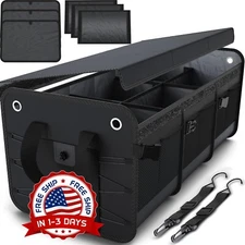 Organizador De Almacenamiento Para Maletero De Coche Suv, Plegable, Fondo An NEW