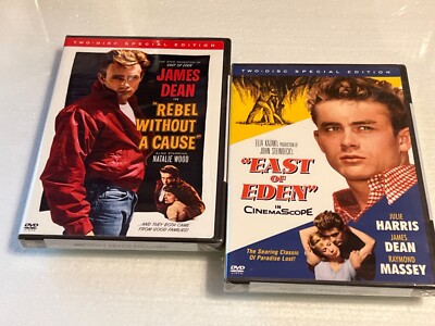 [NEW SEALED!] Rebel Without a Cause + East of Eden [2 DISC SETS] DVD JAMES DEAN