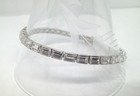 Tennis Bracelet - 7-1/4" - New 14K Solid White Gold Cz Simulated Diamond