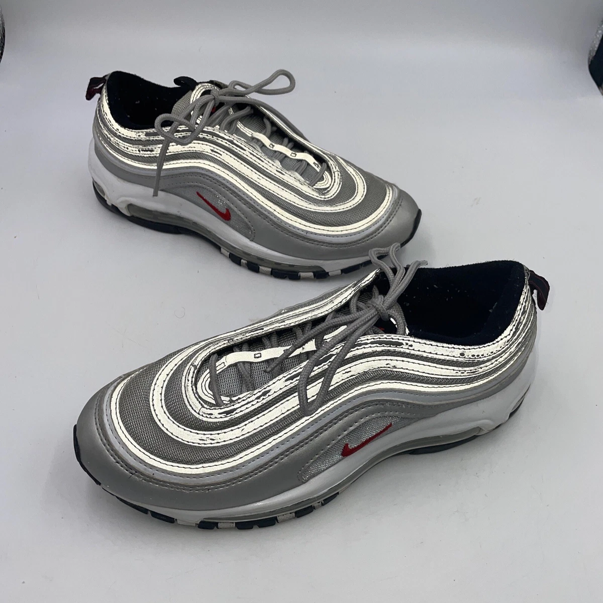 Men s 2013 Nike Air Max 97 OG QS Silver Bullet Running Shoes 312641 069 sz 8
