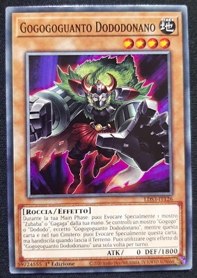 GOGOGOGUANTO DODONANO auf Italienisch (Dodododwarf Gogoglove) LDS3-IT126 YUGIOH