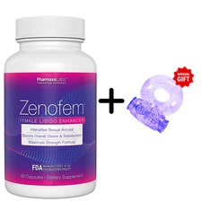Zenofem Female Libido Enhancer - All-Natural Supplement Boosts Desire & Vitality