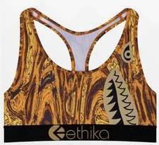 S Ethika Bomber Torched Sports Bra Size Small