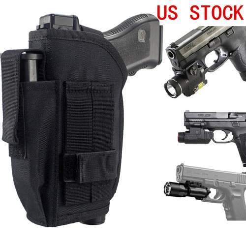 Étui Tactique OWB Ceinture MOLLE Pour Pistolet Avec Fixation Optique/lumière - Neuf