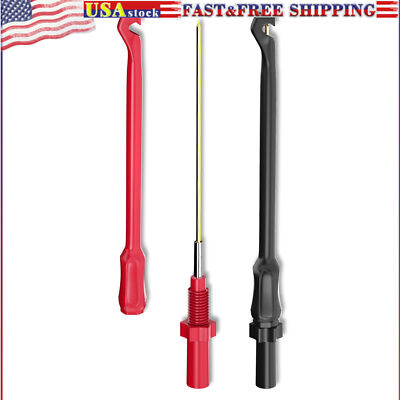 2PCS Automotive Wire Piercing Probes Puncture Probe with 4mm Banana Socket