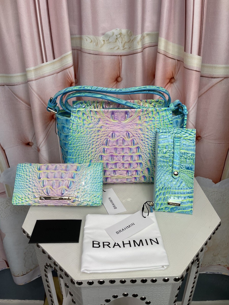 Brahmin Purse Brahmin Cotton Candy Ombre Brahmin Hillary Crossbody