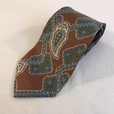 Christian Dior Monsieur Colorful Paisley Mens Silk Neck Tie T3 