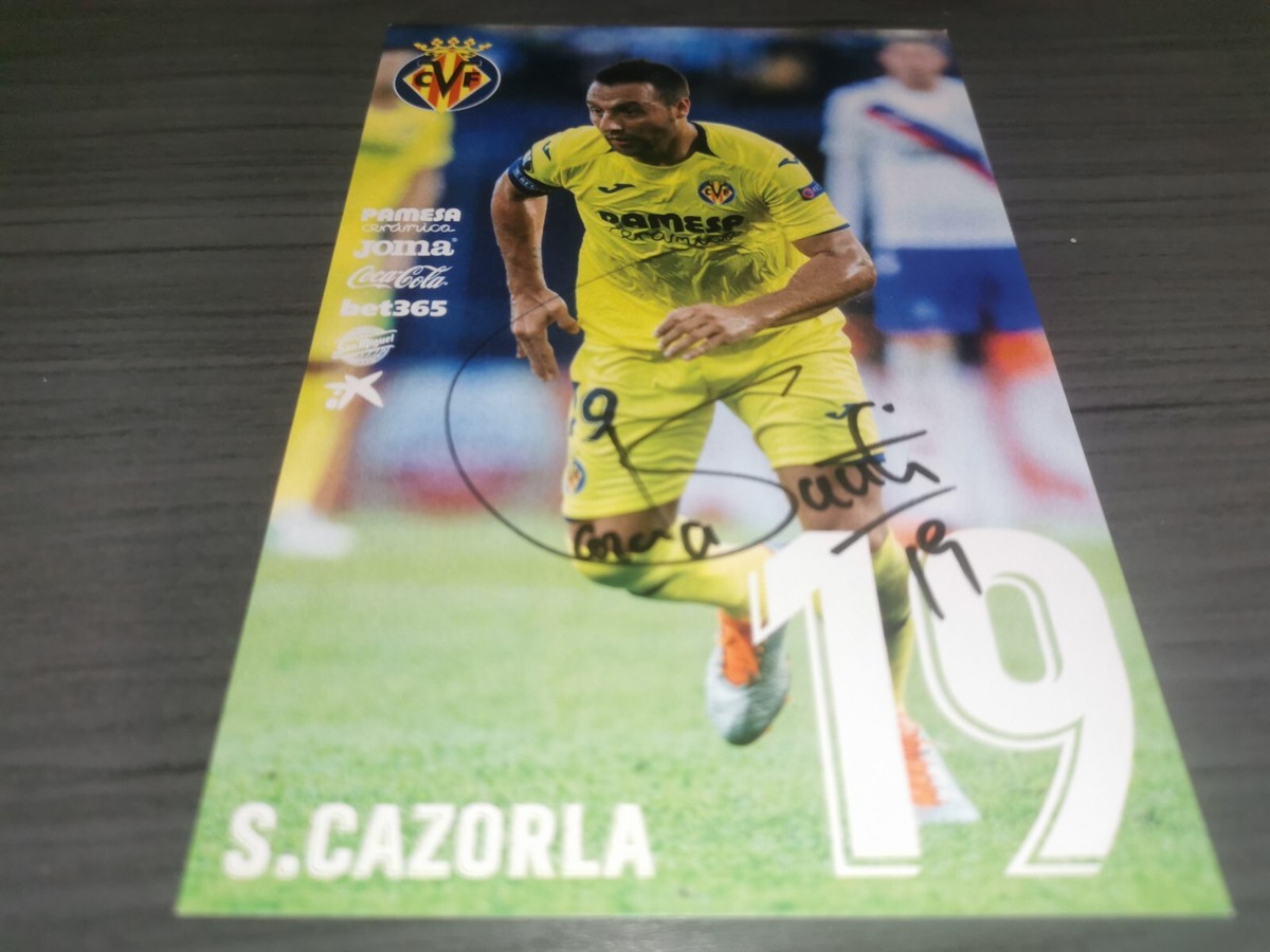 Santi Cazorla hand signed Villarreal CF autograph card | eBay