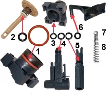 Brew Group Repair Kit for Saeco Vienna / Magic / Royal Coffee Machines, O-ring,