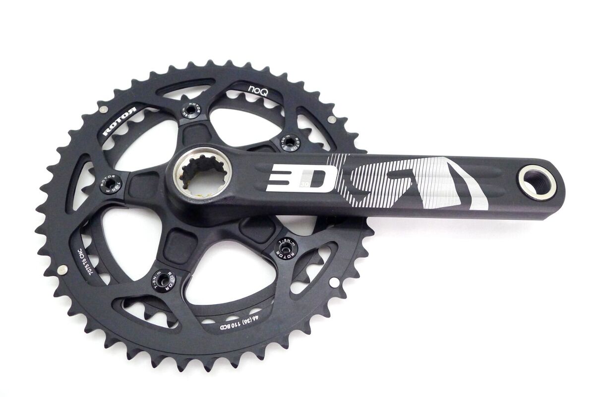 ROTOR 3D30 noQ 11 Speed 46/36T 172.5mm Crankset (without BB ROTOR 3D30 noQ 11 Speed 46/36T 172.5mm Crankset (without BB