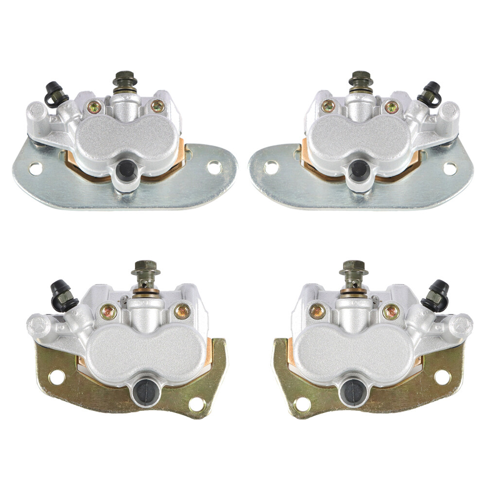 Front & Rear Brake Calipers Set For Yamaha Rhino 700 YXR700 With Pads