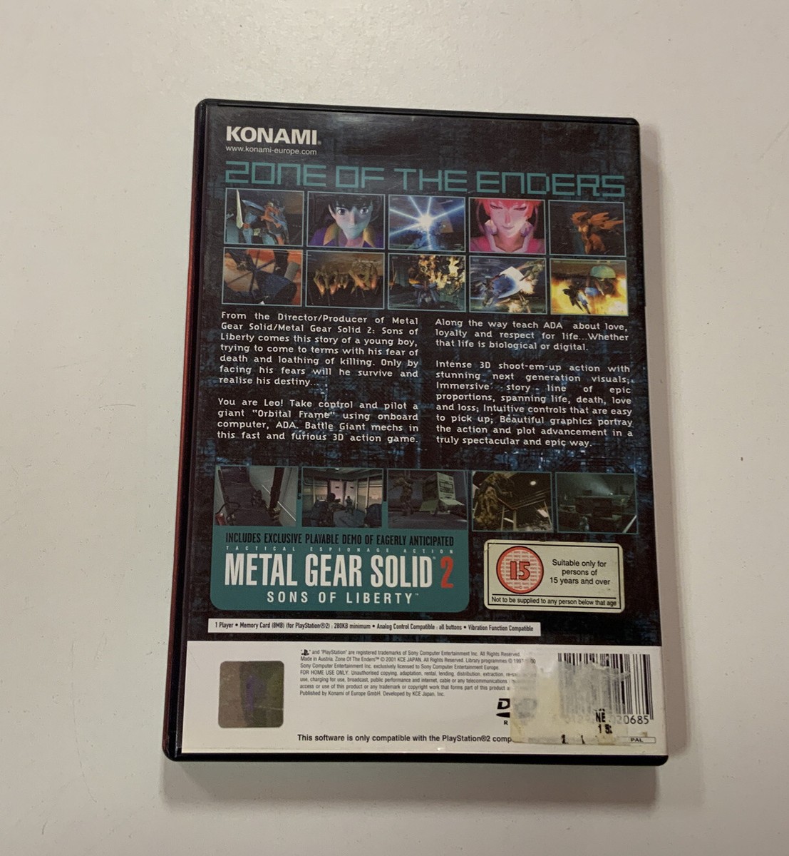 Zone Of The Enders The 2nd Runner Ps2 Iso Zone Of The Enders PS2