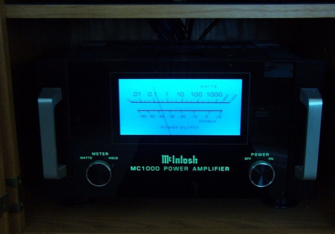 McIntosh MC1000 LED Amplifier Faceplate Meter Lamps upgrade kit