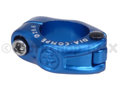 Dia-Compe MX hinged BMX bicycle seat clamp - 28.6mm (1 1/8'') DARK BLUE