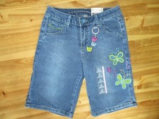 Arizona NWT Jean Shorts Girls 12Slim 5 Pocket Bermuda Shorts Comes w/Keychain