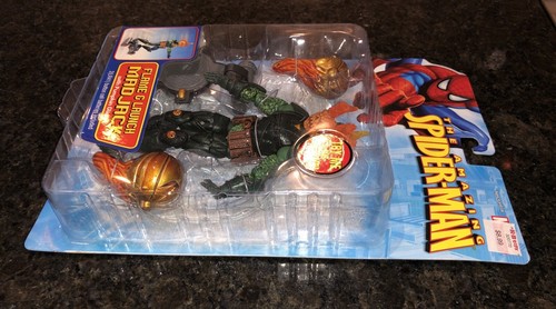Figura de acción Marvel The Amazing Spider-Man Flame & Launch Mad Jack Toy Biz 2006 - Imagen 4 de 7