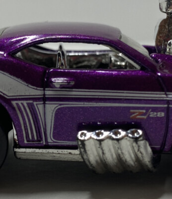 2003 Hot Wheels Mattel '69 Camaro Z28 Purple loose Thailand Almost